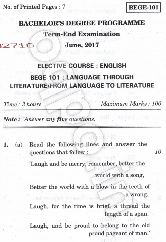 phd in english literature from ignou